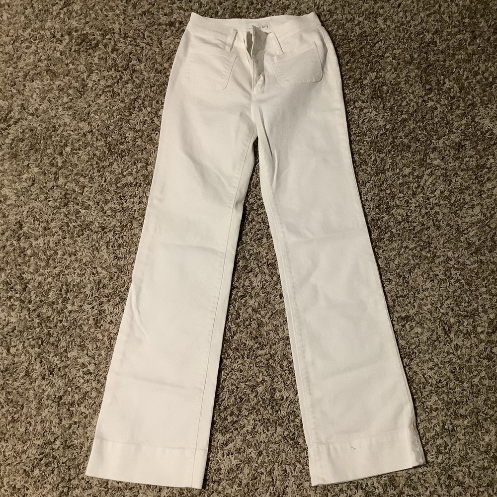 🛑 Ann Taylor Loft Wide Leg Trouser (Size 27/4) - Picture 2 of 5